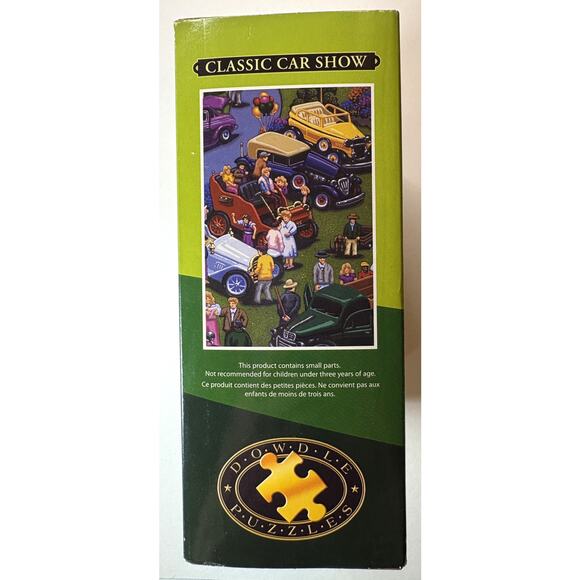 Dowdle Folk Art 1000-Piece Puzzle: 'Classic Car Show' (19.25" x 26.625") vn - Picture 5 of 6